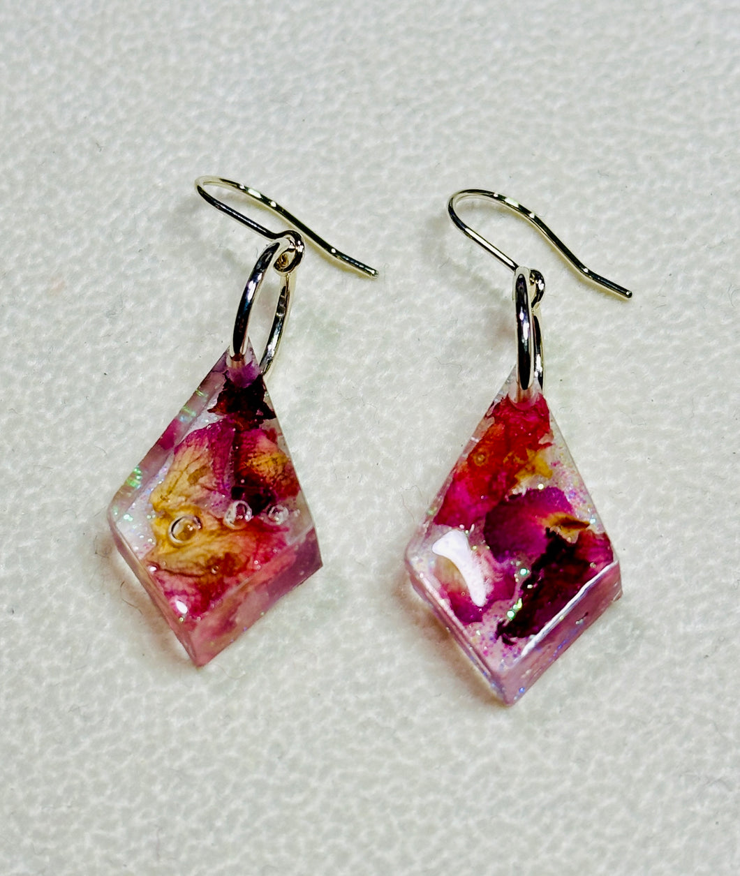 Rose Petal Earrings