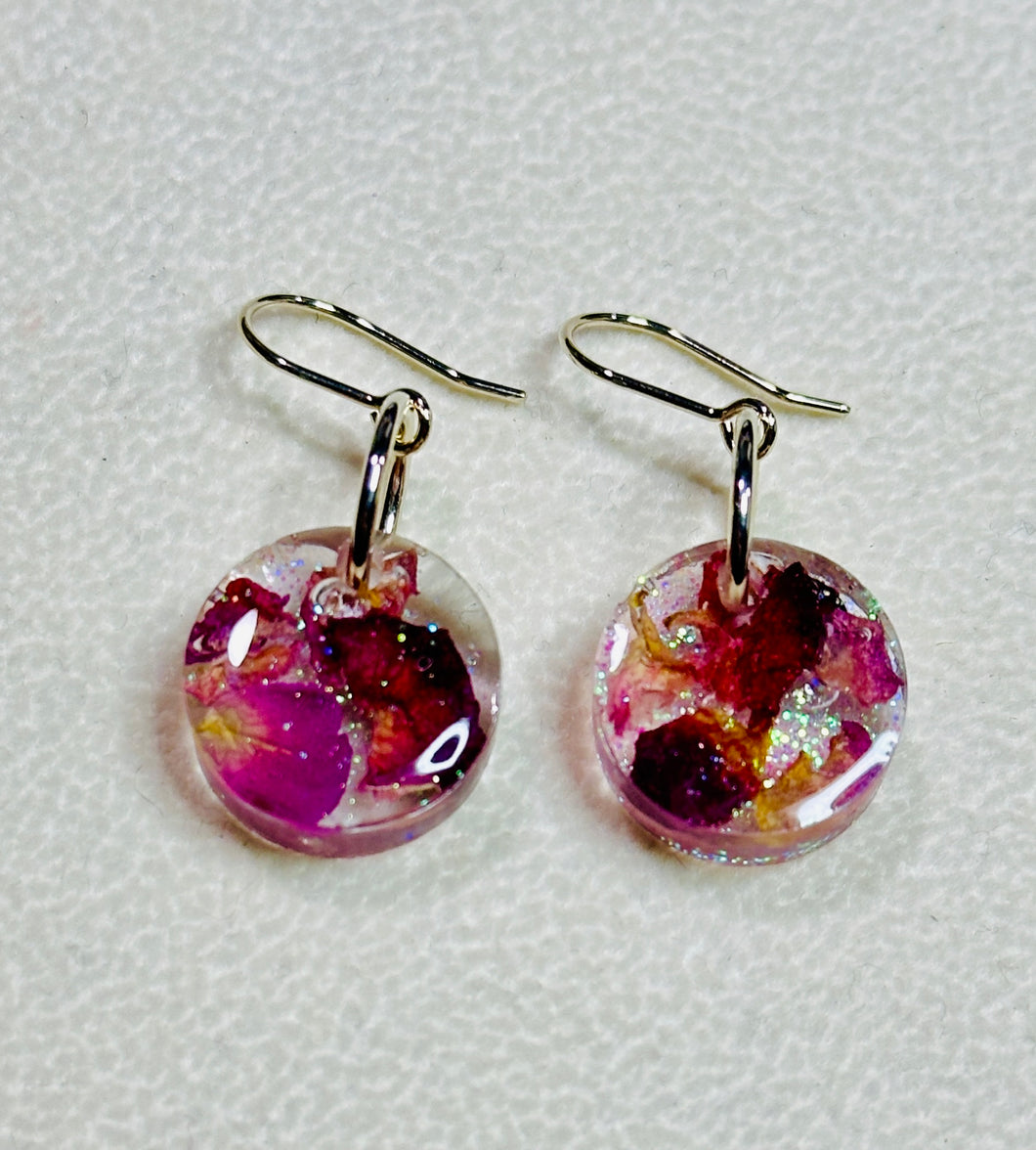 Rose Petal Earrings