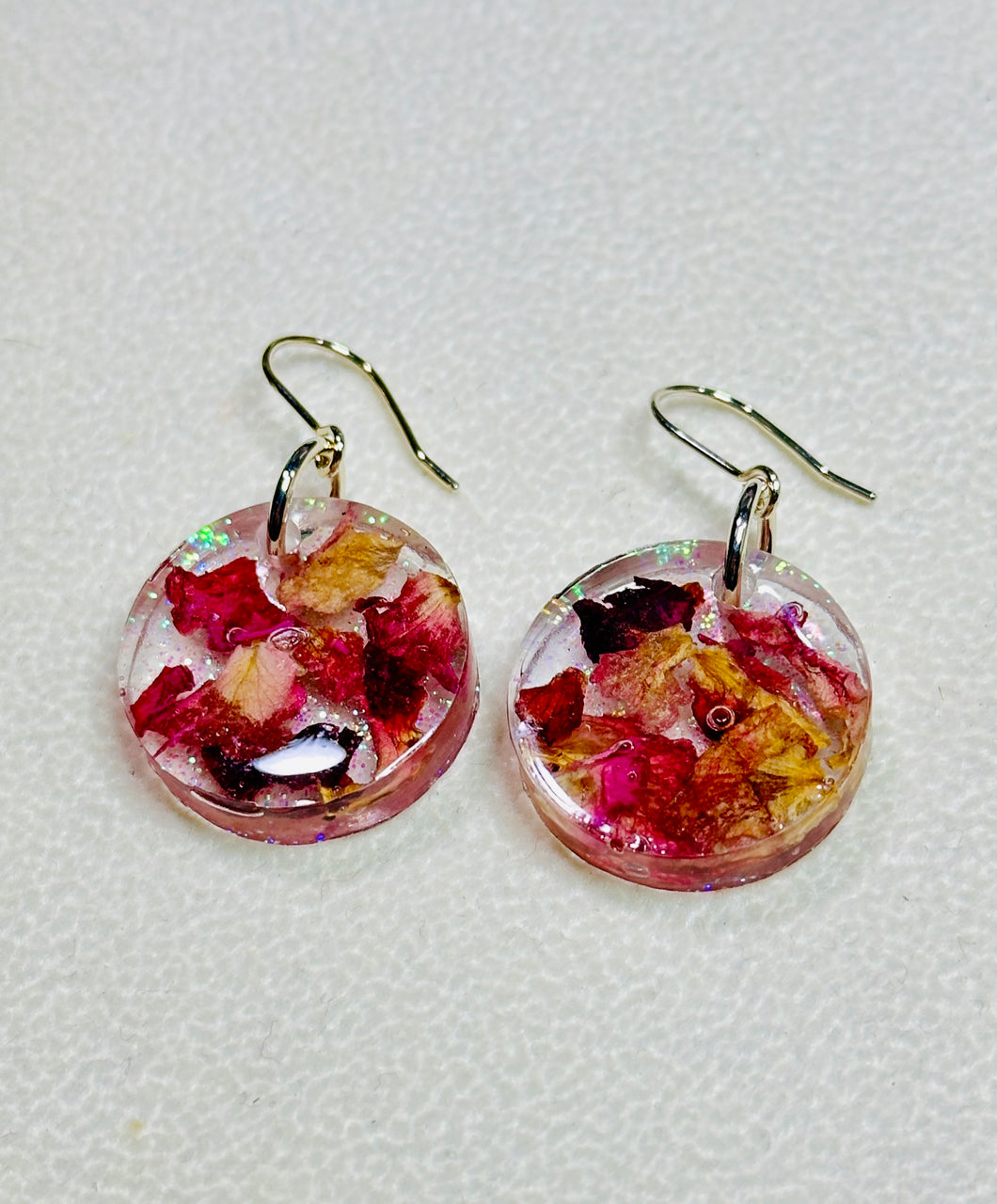 Rose Petal Earrings