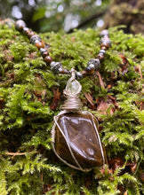 Load image into Gallery viewer, Sunstone Tigers Eye Necklace
