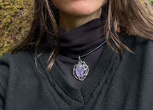 Load image into Gallery viewer, Amethyst Mandala Necklace
