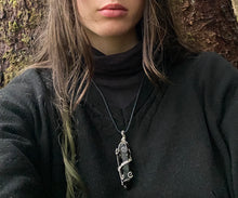 Load image into Gallery viewer, Smoky Quartz Wrapped Pendant
