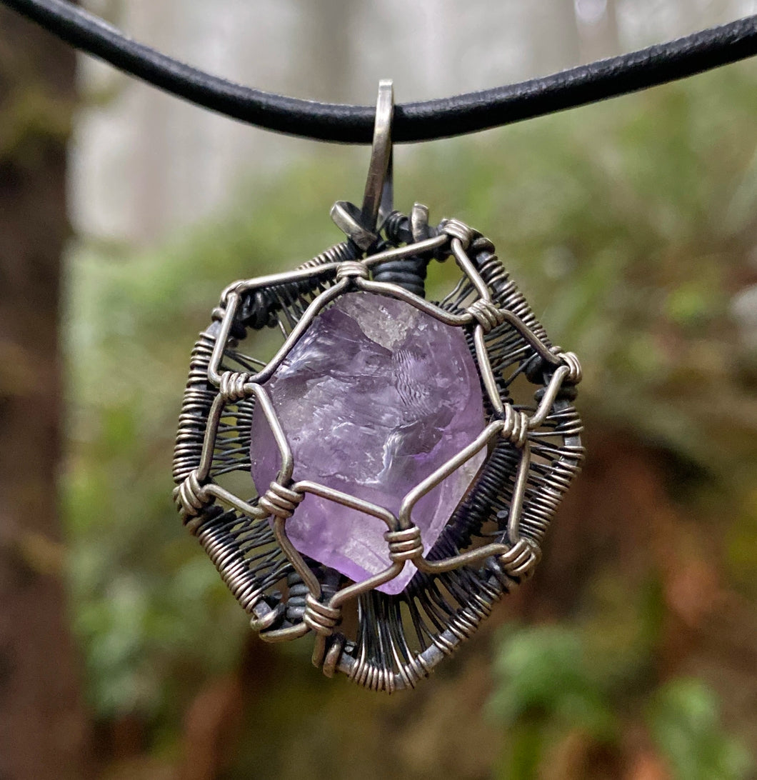 Amethyst Mandala Necklace