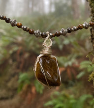 Load image into Gallery viewer, Sunstone Tigers Eye Necklace
