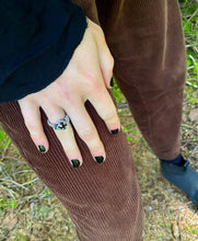 Load image into Gallery viewer, Garnet Wire Wrapped Ring
