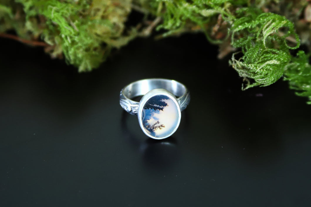 Dendritic Agate Ring