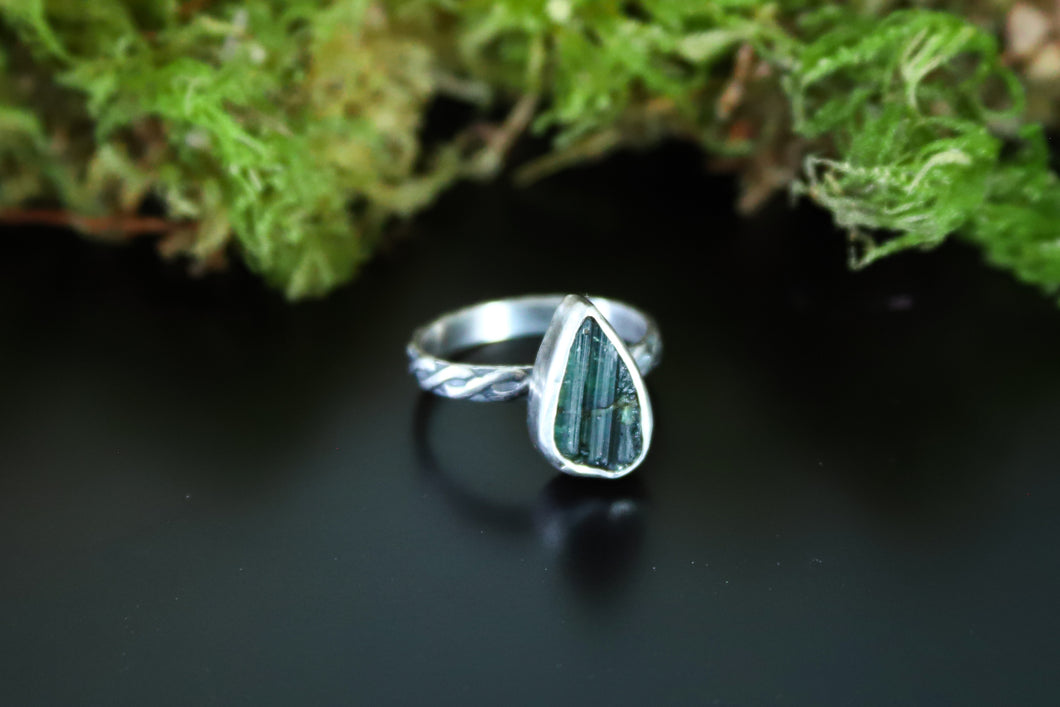 Green Tourmaline Ring