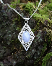 Load image into Gallery viewer, Geometric Moonstone Necklace
