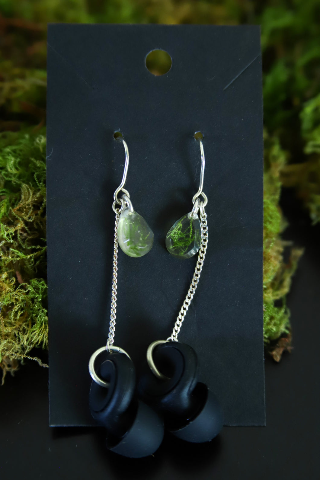 Moss Earplug Earrings