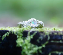 Load image into Gallery viewer, Whimsical Opal Wire Wrapped Ring
