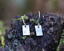 Load image into Gallery viewer, Textured Rectangle Earrings
