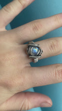 Load and play video in Gallery viewer, Moonstone Angel Ring
