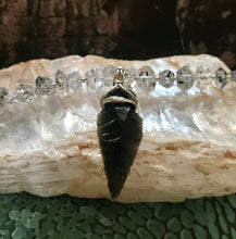 Load image into Gallery viewer, Herkimer Diamond Arrowhead Necklace
