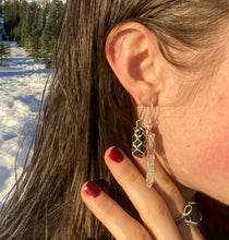 Load image into Gallery viewer, Black Tourmaline Earrings
