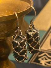 Load image into Gallery viewer, Black Tourmaline Earrings
