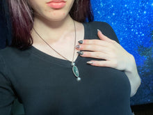 Load image into Gallery viewer, Silver Bloodstone Necklace
