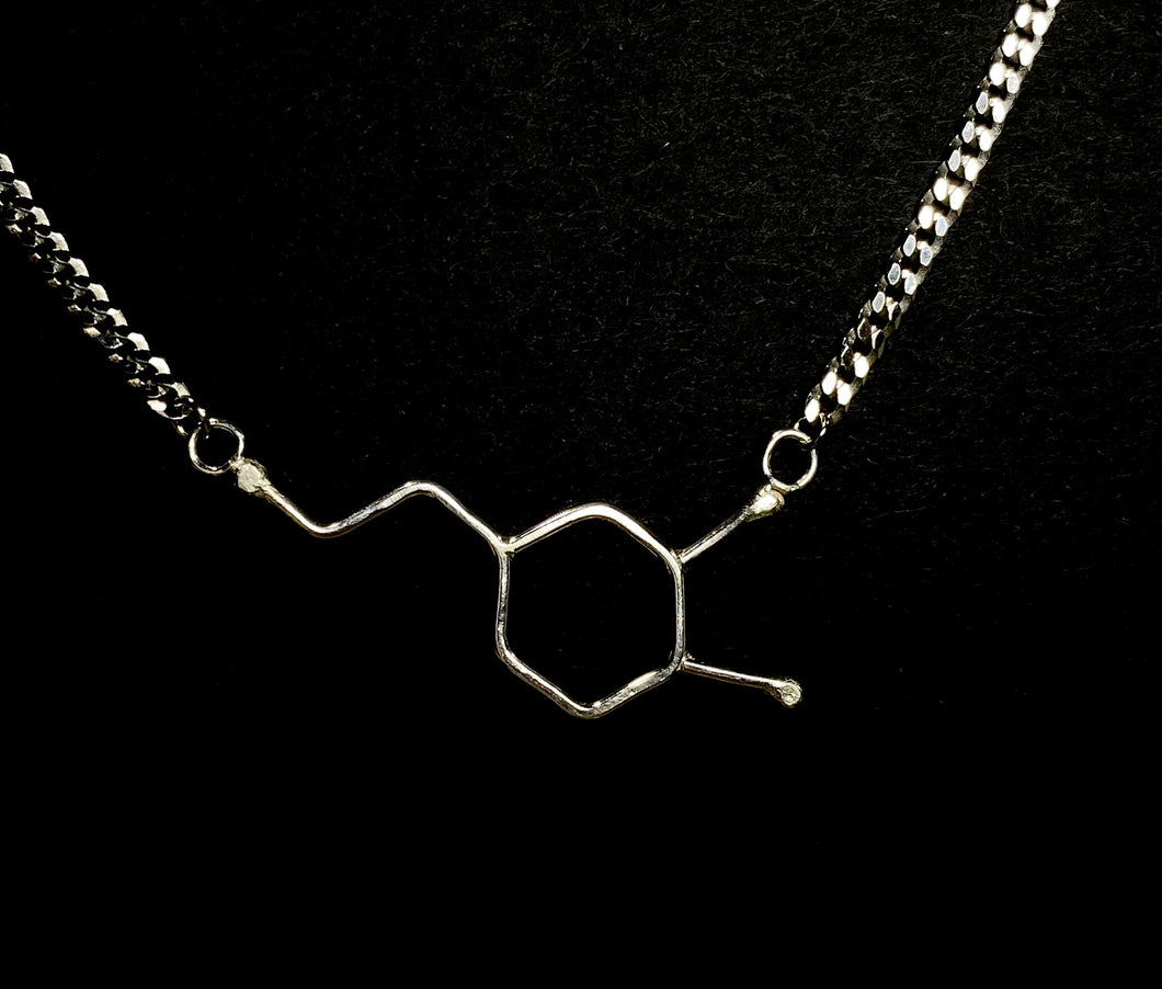 Dopamine Molecule Necklace