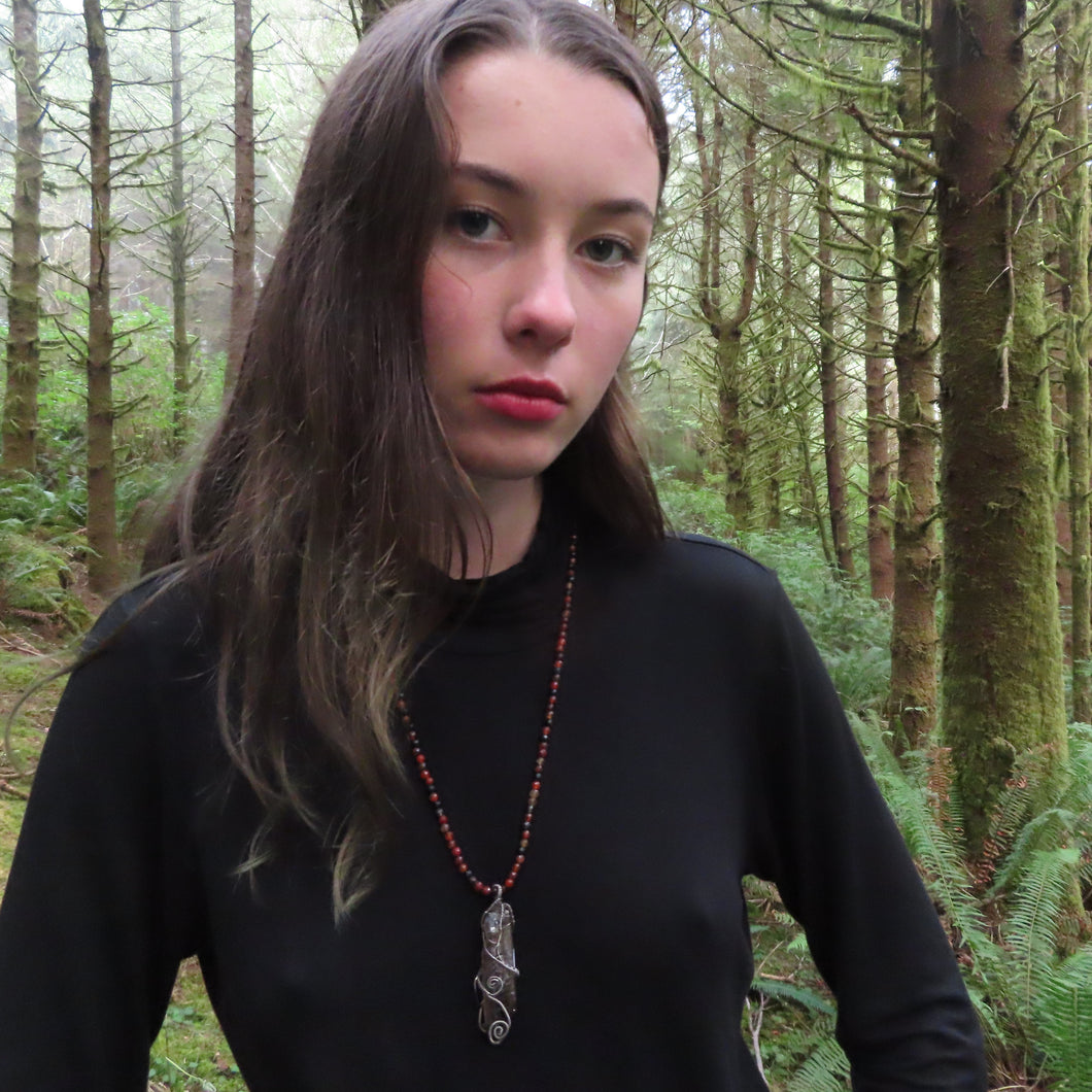 Smoky Quartz Fall Solstice Necklace
