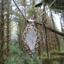 Load image into Gallery viewer, Lightning Selenite Pendant
