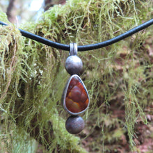 Load image into Gallery viewer, Fire Agate Spoon Necklace
