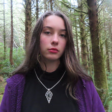 Load image into Gallery viewer, Mossy Moldavite Necklace
