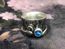 Load image into Gallery viewer, Ouroboros Opal Spinning Ring
