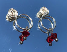 Load image into Gallery viewer, Red Crystal Nipple Jewelry
