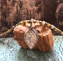 Load image into Gallery viewer, Rutilated Quartz Necklace
